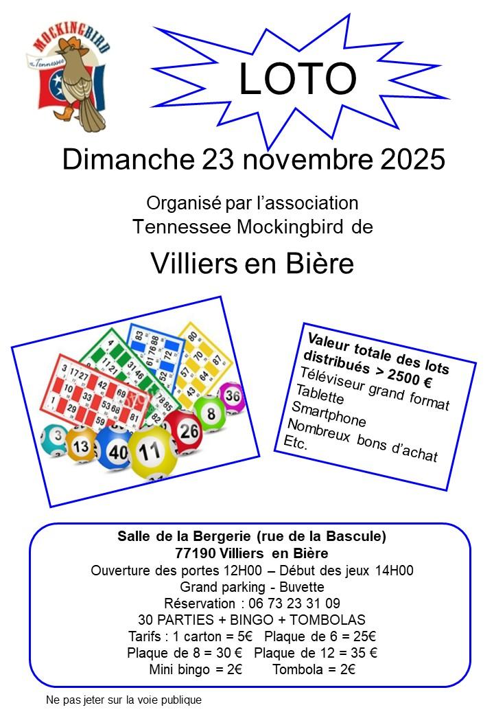 Flyer loto 2025